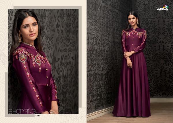 Vardan Navya 15 NX Designer Georgette Embroidery Party Wear Gown 